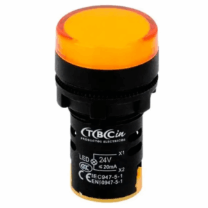 Piloto plástico con LED 24V TBCin para tableros eléctricos