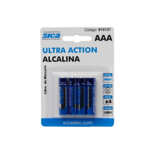 Pila AAA Alcalina SICA 1.5V