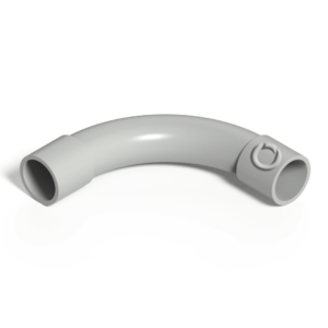 Curva PVC Genrod IP54 para instalaciones eléctricas