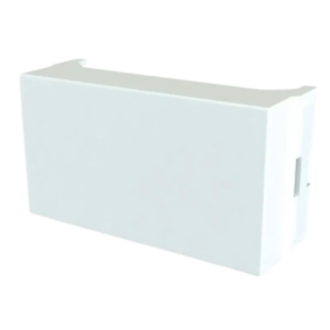 Módulo tapón ciego blanco Jeluz 20092 para instalaciones eléctricas modulares